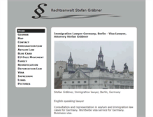 Tablet Screenshot of immigration-lawyer-germany.de